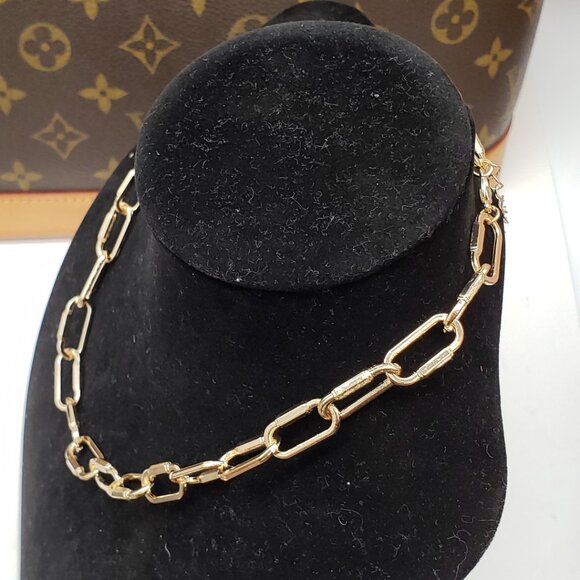 Gold Plated Chain Necklace - Picture 5 of 5